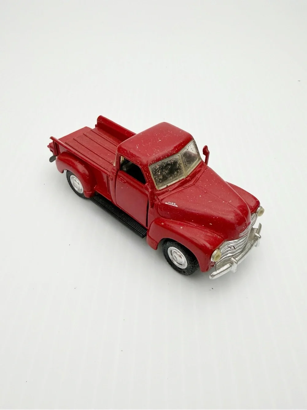 Road Champs 1953 Red Chevrolet Pickup Truck C3100 Toy Car